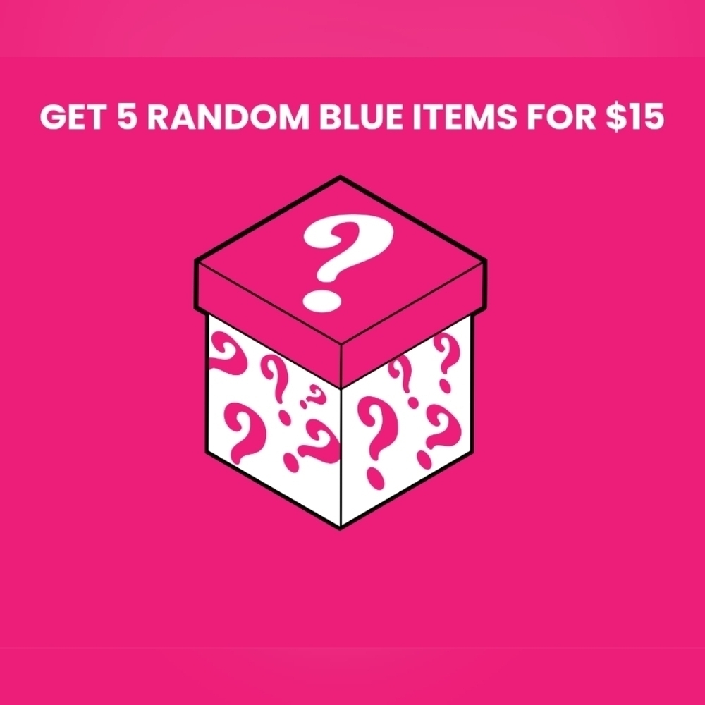 Blue Items Mystery Bundle-5 for $15